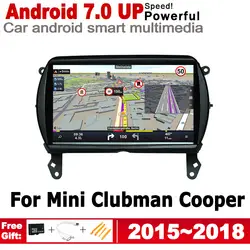 Для Mini Clubman Cooper S D F54 2015 ~ 2018 Android 2 Din 7,0 up ips Автомобильный плеер оригинальный стиль Авторадио карта gps-навигации WiFi