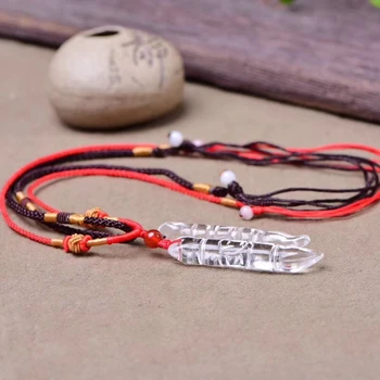 

Kaiguang white crystal wenchang pen pendant men and women to promote academic career to help the examination of the first prize