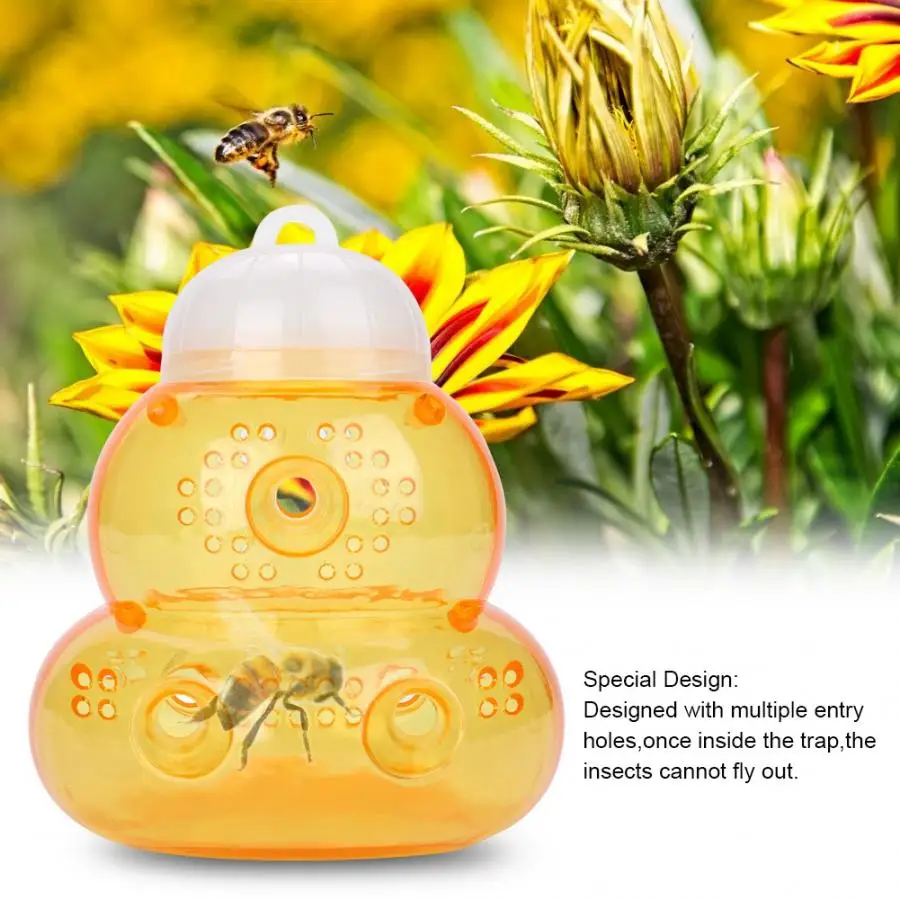 Оборудование для пчеловодства пчела Шершень ловушка желтая куртка висячая ловушка Тыква Форма ловушка для ОС инструменты