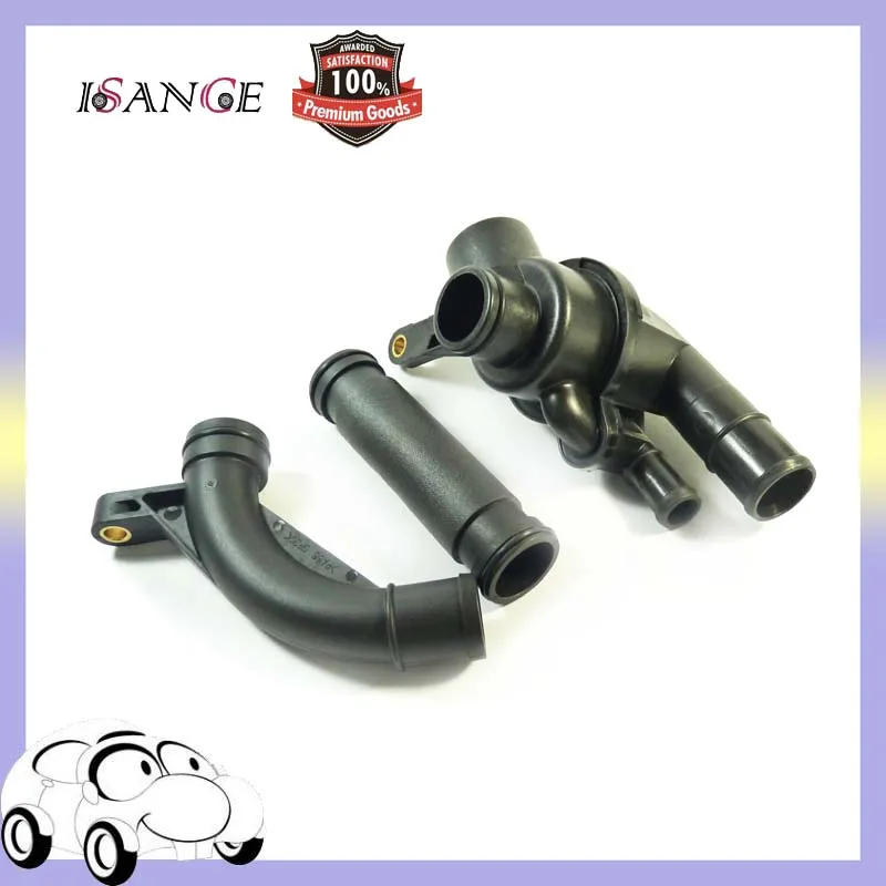 ISANCE Thermostat + Housing + Pipe Kit For Land Rover Freelander 1 V6