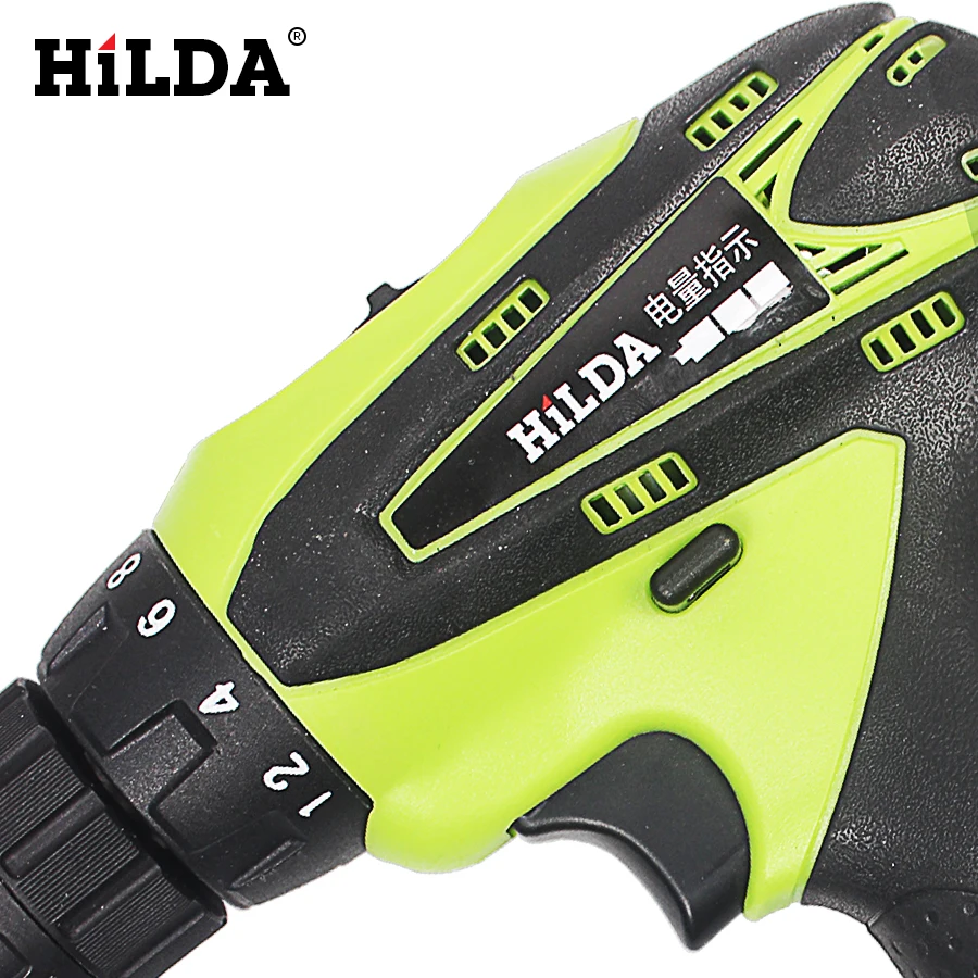 HILDA 12V Electric Screwdriver Lithium Battery