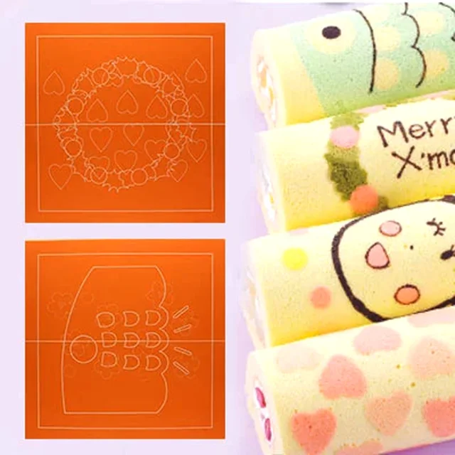 silicone cake roll maker cake print mat non stick swiss roll diy