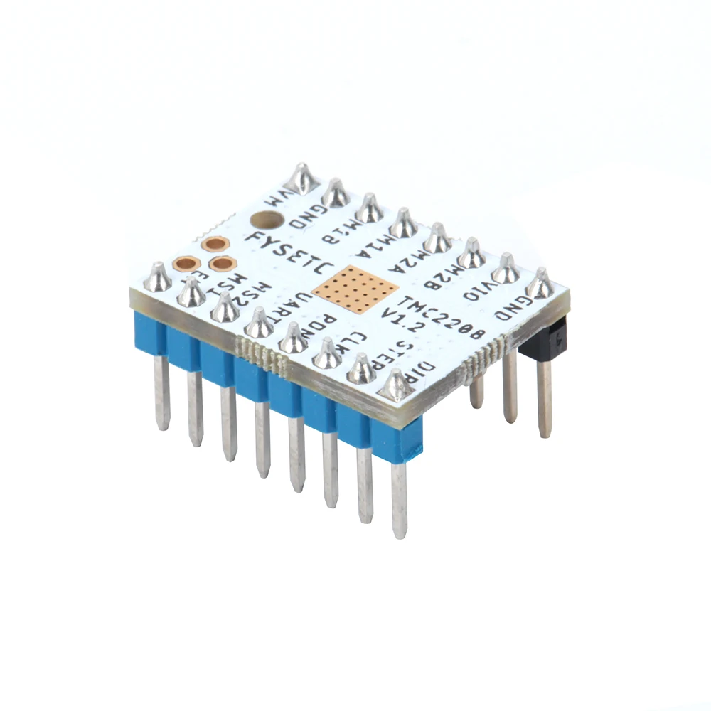 Tubo de Alimentação Corrente de Pico Stepping Motor Driver Stepstick Mudo Embutido no Atual 1.4a 2a Substituir Tmc2100 10pcs Tmc2208 V1.2 5 Atual 1.4A Corrente de Pico 2A Substituir TMC2100