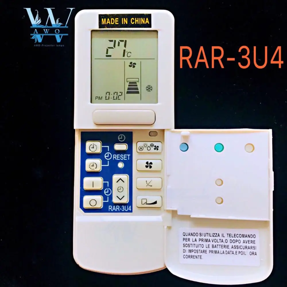 

100% NEW AIR CONDITIONER REMOTE CONTROL FOR HITACHI RAR-3U4 RAR-3U1 RAR-52P2 RAR-3V2 RAR-2P2 RAR2P2