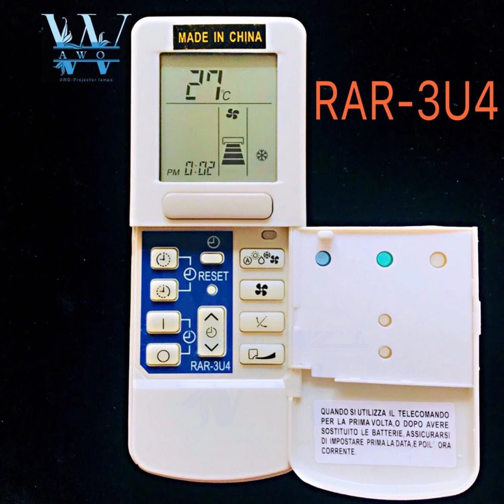 100 New Air Conditioner Remote Control For Hitachi Rar3u4 Rar3u1 Rar