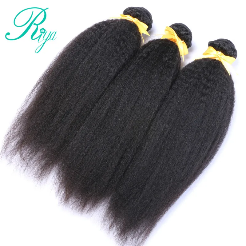 kinky straight bundles with 4X4 silk base closure (2)