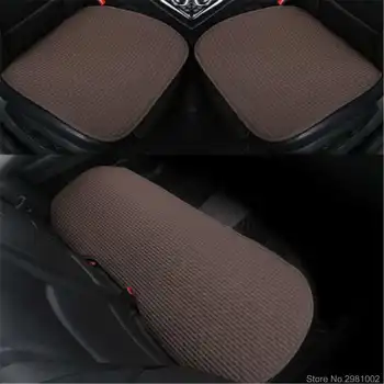 

universal Car seat mat non-tie tied linen four seasons breathable small three-piece cushion