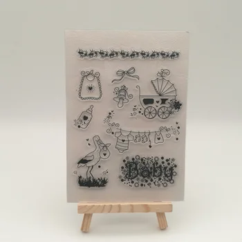 

1sheet Baby transparent Silicone stencil for DIY Scrapbooking photo album decorative sheets