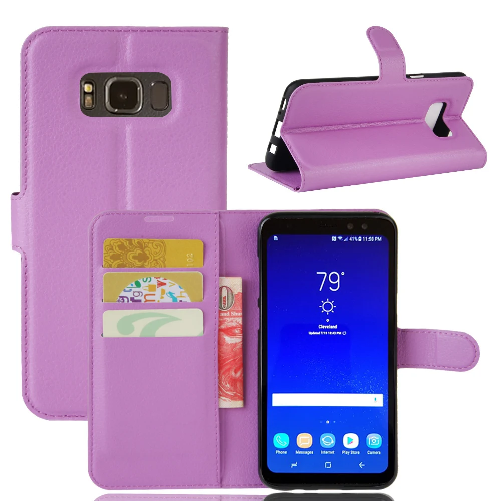 

Brand gligle protective case cover for Samsung Galaxy S8 Active case PU leather wallet case shell