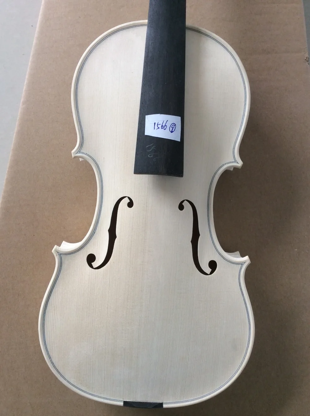 Скрипка копия Amati 1566, нелакированная белая скрипка ручной работы