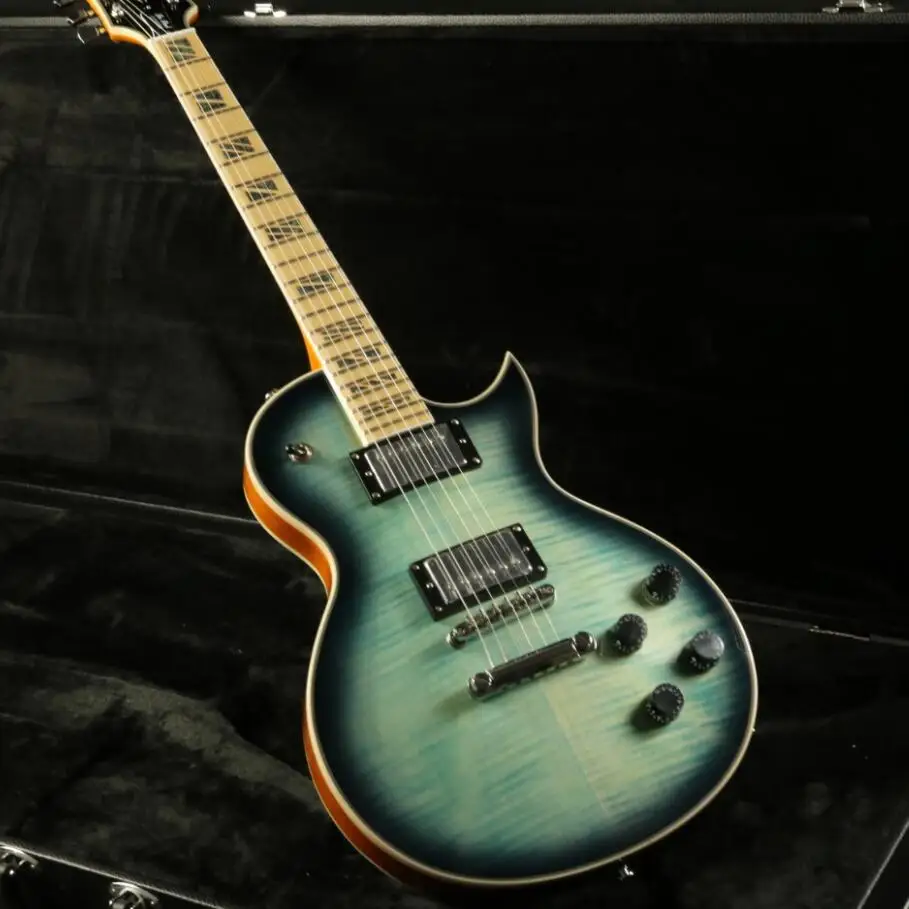 

Good Job LP Custom Electric Guitar Quilted Maple Top Veneer Maple Fingerboard Can do Upgrade