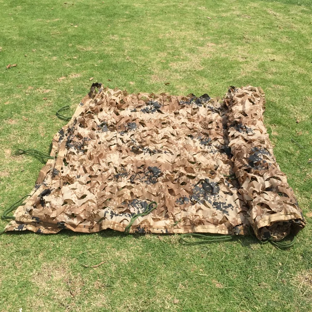  1.5x4m Hunting Camouflage Net 100% Oxford polyester Military mesh camo netting outdoor sun shade ga