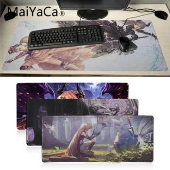 

MaiYaCa Animation Card Game Shadowverse Anime Girls mouse pad Pc Laptop Keyboard pad mat Locking Desk Mat Gamer Gaming Mouse Pad
