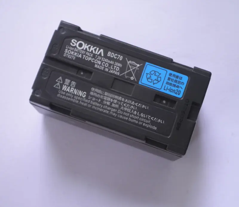 SOKKIA BDC70 литий-ионная батарея 7,2 V 5240mAh для общей станции и gps