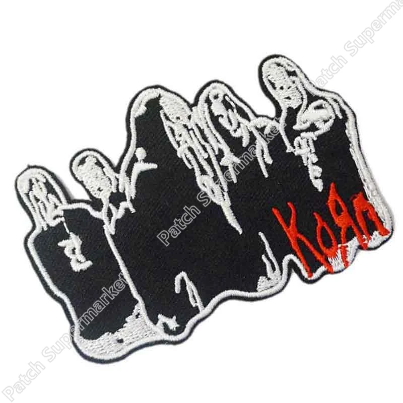 

Korn Member Fashion Embroidered Iron On/Sew On Patch Rock Band COSTUME PATCH EMBLEM, Free shipping