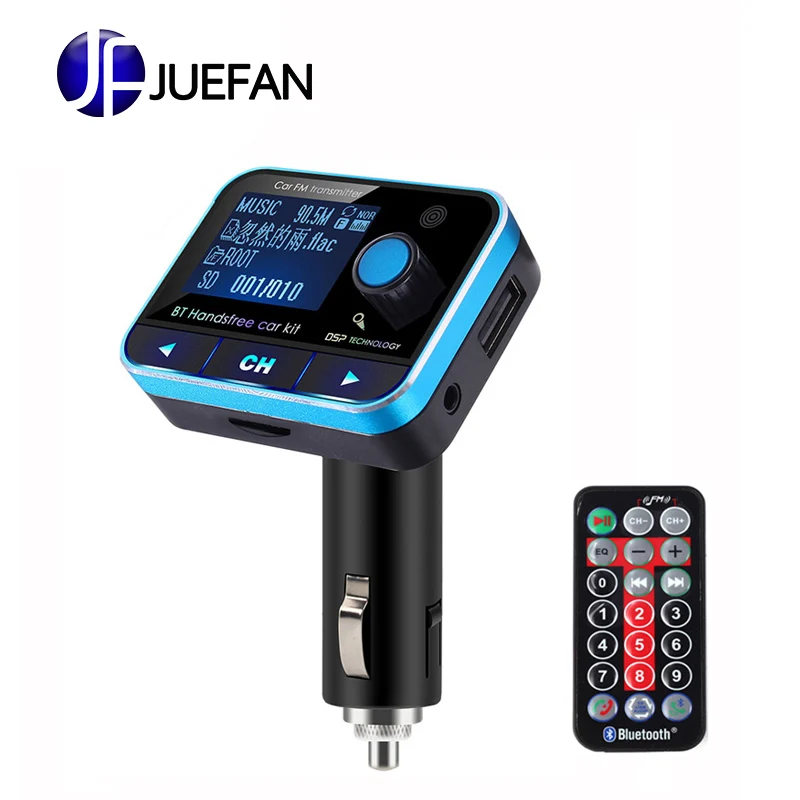 

Hot LCD Display FM Transmitter Wireless Bluetooth FM Modulator Handsfree Car Kit Car Charger MP3 Audio Player USB Car Charger