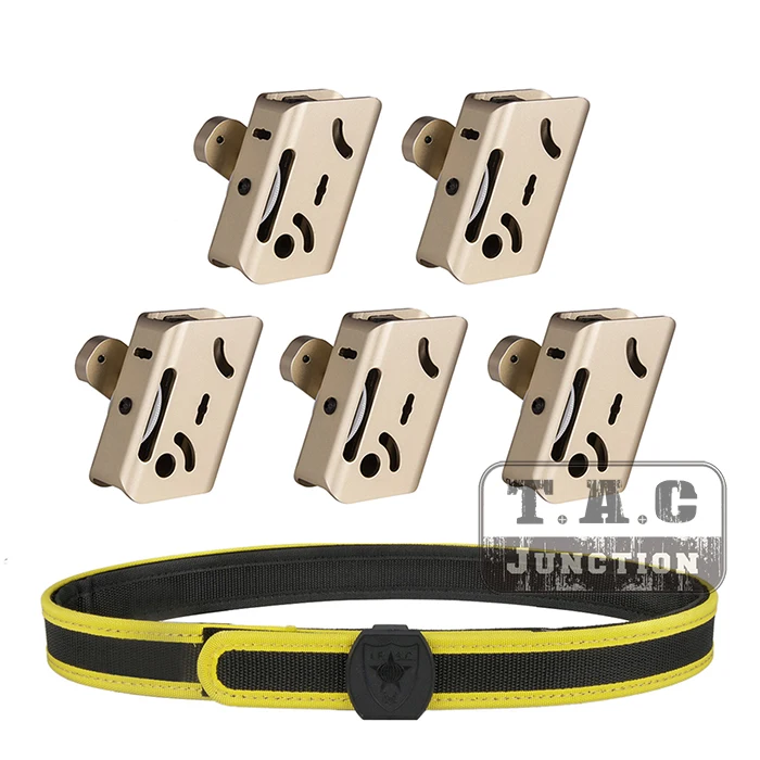 

IPSC USPSA IDPA Competition High Speed Shooting Inner & Outer Belt w/ 5x Adjustment Race Master Aluminum Pistol Magazine Pouch
