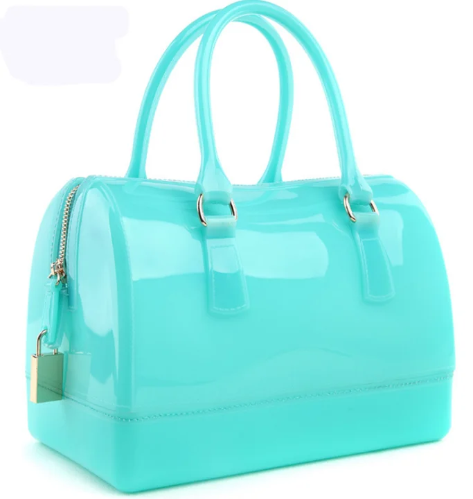 Women Jelly Handbag Candy Bags Waterproof Beach Handbags Silicone Jelly