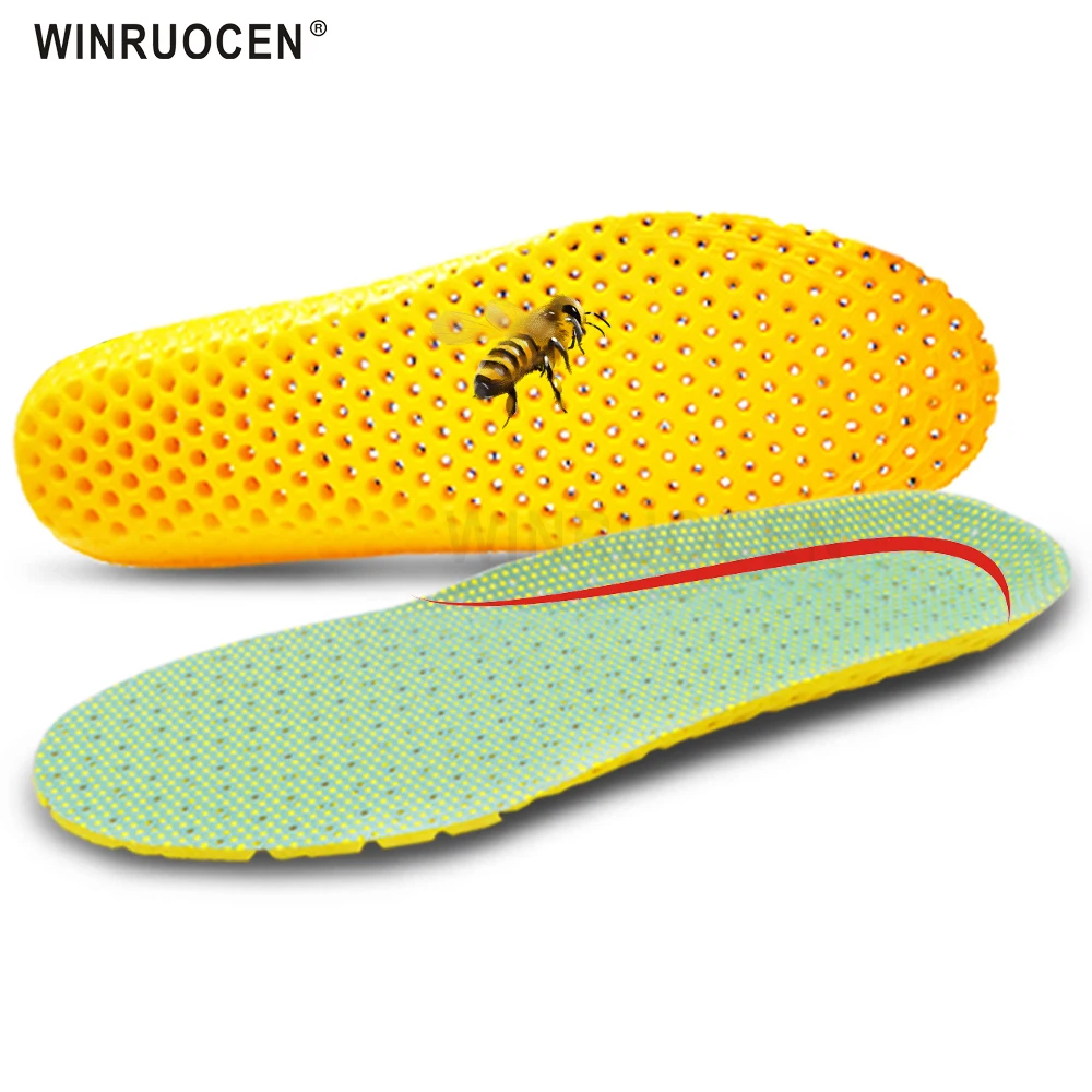 

Breathable Insoles In Sneakers Orthopedic Light Deodorant Shock Cushion Shoes Pad For Men Women Fitness Sport Shoes Accessories