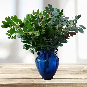 

1Pc Artificial Jujube Leaf Foliage Plant Photograph Prop Wedding Home Desk Decor Hot