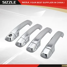 Accessories For Ford Fiesta 2008 2009 2010 ABS Plastic Chrome Door Handle Cover South America Edition Only