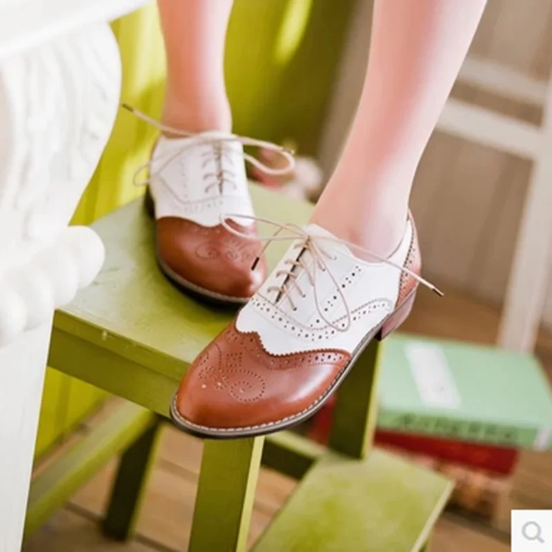 

Lady European Style Lace Floarl Plus size 34-43 Lace-up Mixed Color Round toe Ankle Botas Mid High heels Boot Women Single Shoes