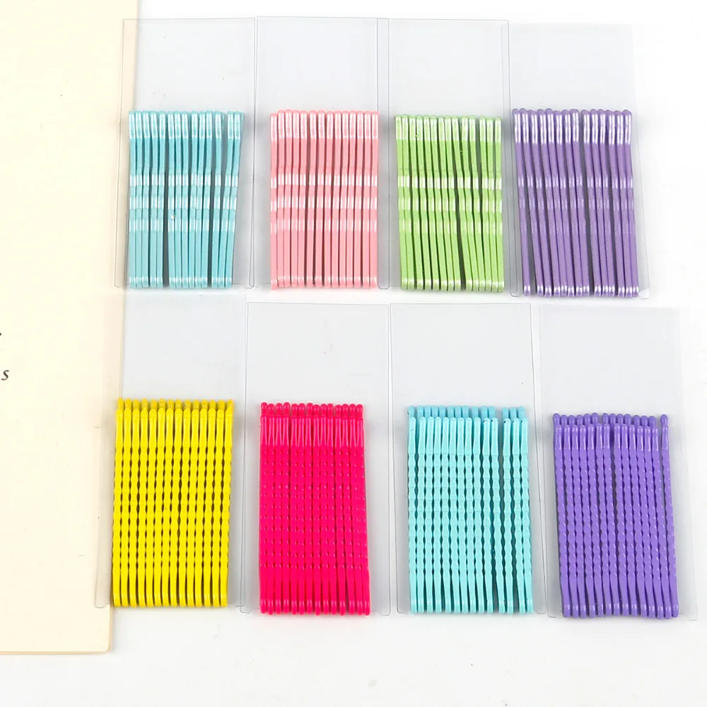 

14pcs/bag Candy Color Dripping Oil Iron safety Hair Clip for Baby Girl children Hair Ornament Accessories