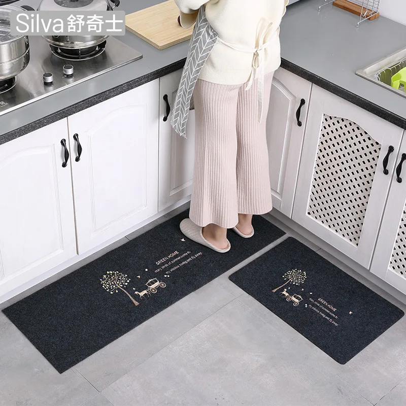 

80*120 Indoor Super Absorbs Doormat for Entrance Door, Latex Backing Anti-Slip Front Door Mat Cotton Kitchen Floor Doormats