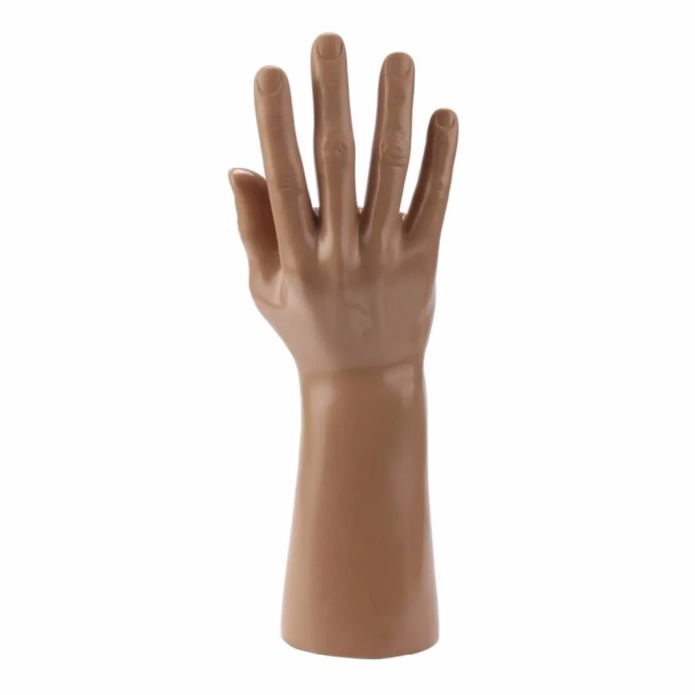 

CAMMITEVER Hand Model Men Mannequin Hand Wrist Ring Watch Display Base Male Gloves Model Skin Painting
