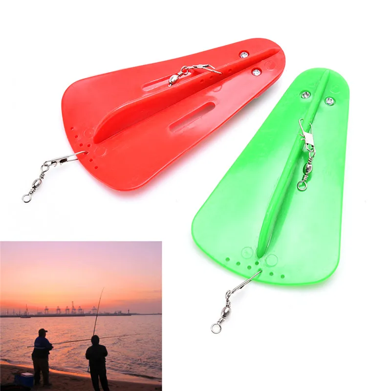 1pcs Multi Colors Fishing Diving Board Plastic Artificial Bait