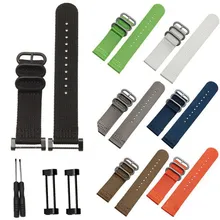Роскошные нейлоновые часы ремешок 3 кольца наконечники+ адаптеры для Suunto Core Спортивные товары аксессуары Замена