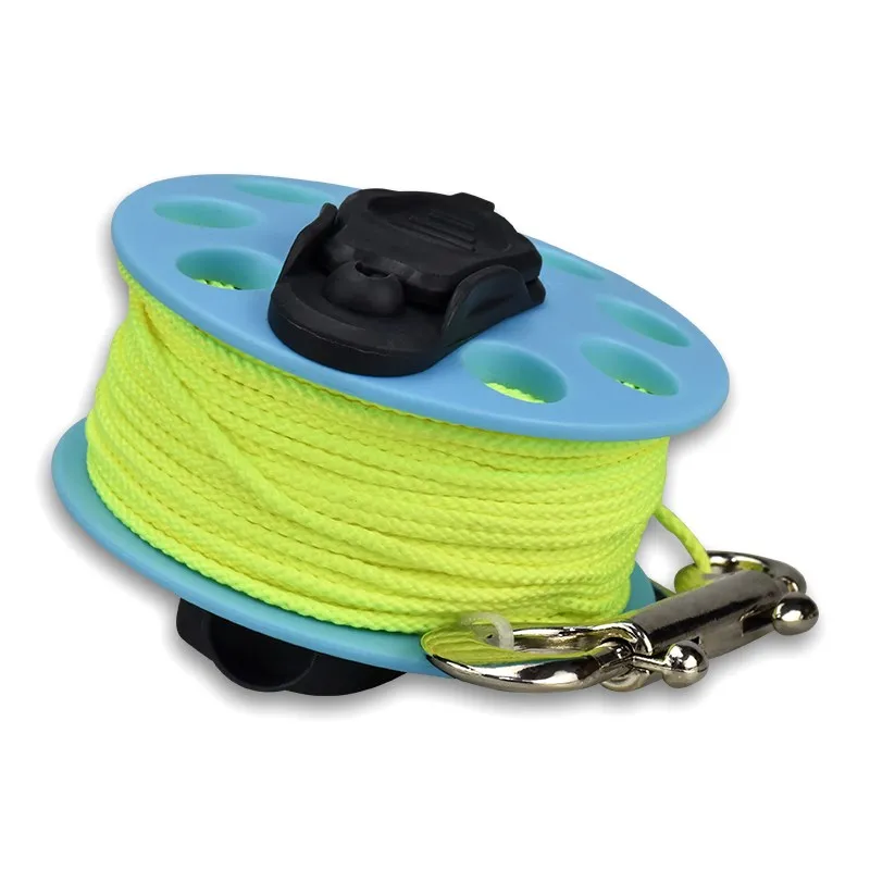 Seafrogs – moulinet de plongée sous-marine, outil d'exploration de grotte,  crochet métallique, bobine de fil de ligne en Nylon, accessoires à double  enroulement de 30m - AliExpress