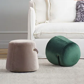 

Fabric Stool Living Room Modern Kids Footstool