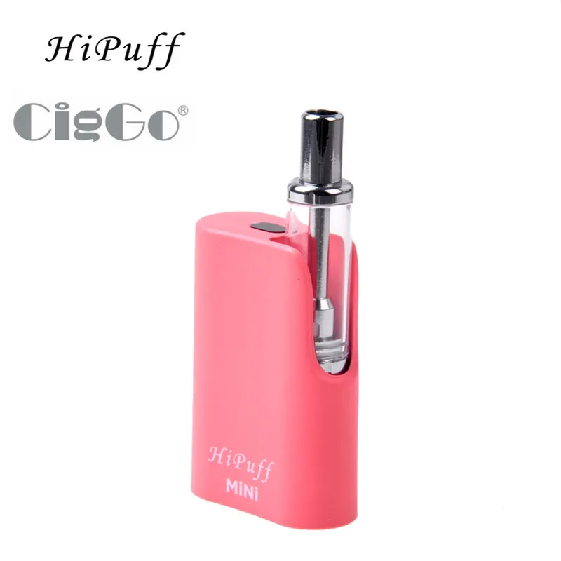 

Original Ciggo Hipuff Vape Kit Box Shape 650MAh Battery Built-in Electronic Cigarette Kit 1ml Top filling Atomizer E-cigarette
