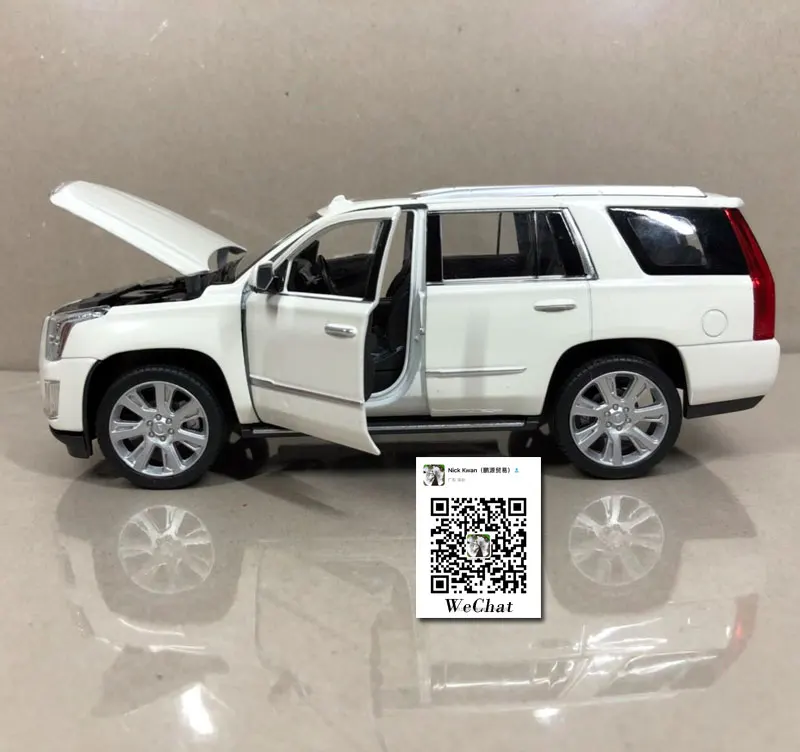 WELLY 1/24 масштабная модель автомобиля игрушки Cadillac Escalade SUV литая под давлением металлическая модель автомобиля игрушка для коллекции, подарка, детей