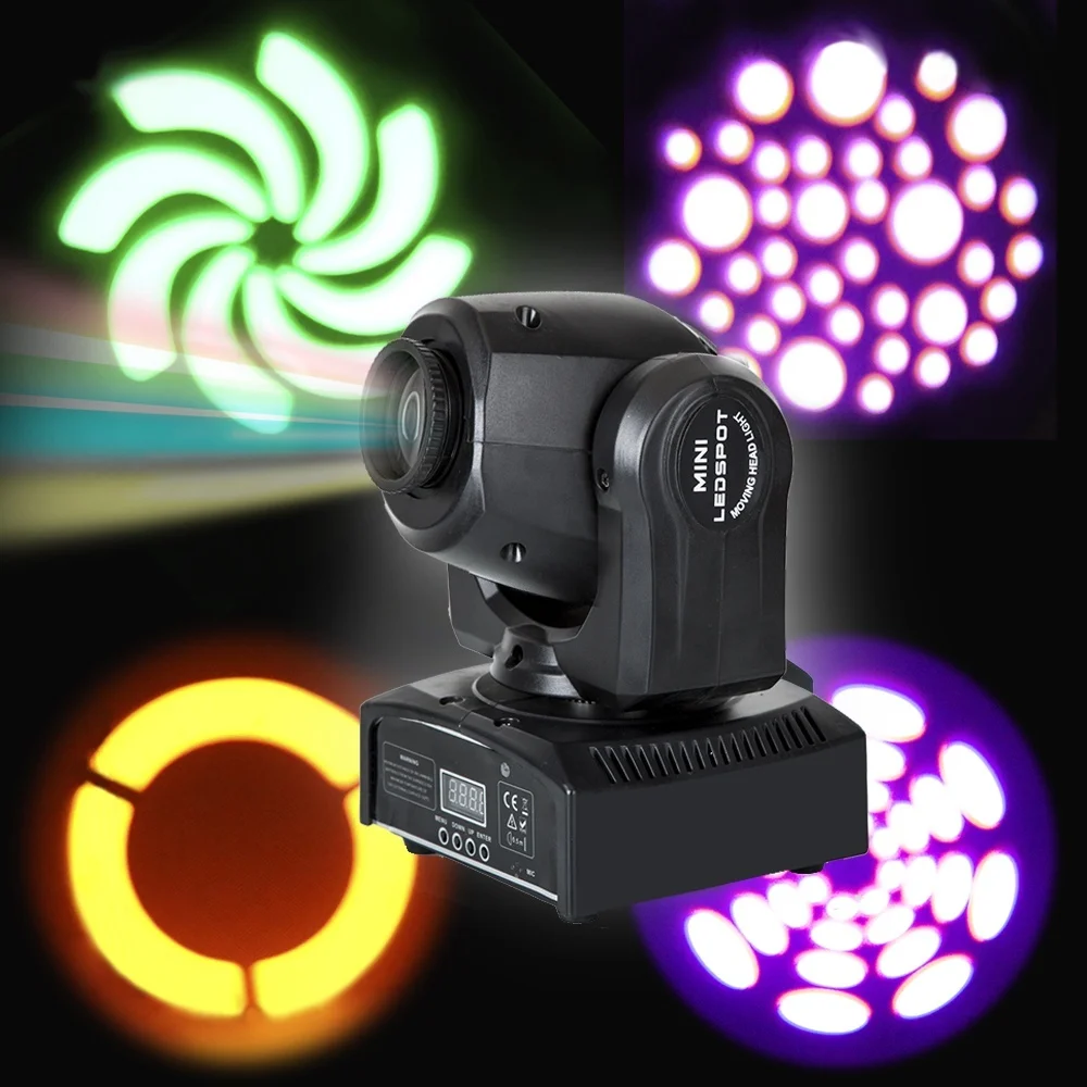 

RGBW LED Moving Head Light DMX DJ Club Disco Stage Party Lighting