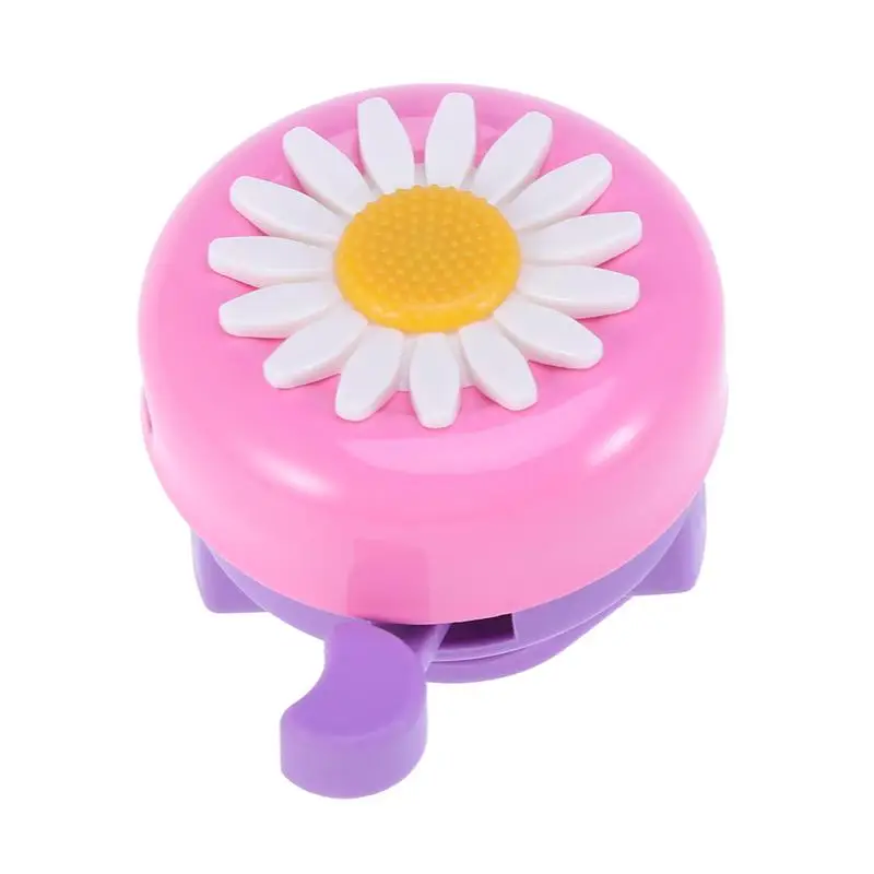 

1pc Bicycle Ring Bell Chrysanthemum Pattern Bike Bell Cute Bicycle Ring Bell Accessory (Pink Purple/Blue Purple)