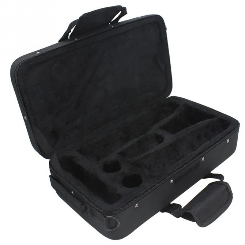 Черный пенопластовый уплотненный Оксфордский тканевый Sotrage сумка кларнет коробка чехол с ручкой ремень кларнет защита аксессуары