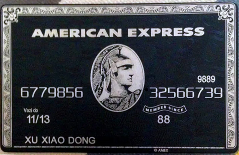 American Express Black Card birthdaygift