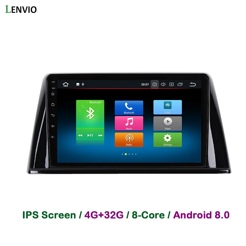 Lenvio 4G RAM 32G ROM Восьмиядерный Android 8 0 автомобильный DVD GPS навигационный плеер для Peugeot
