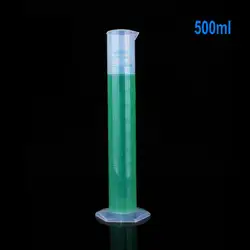 500 мл доступным Пособия по химии установить измерительный инструмент Пластик мерный цилиндр