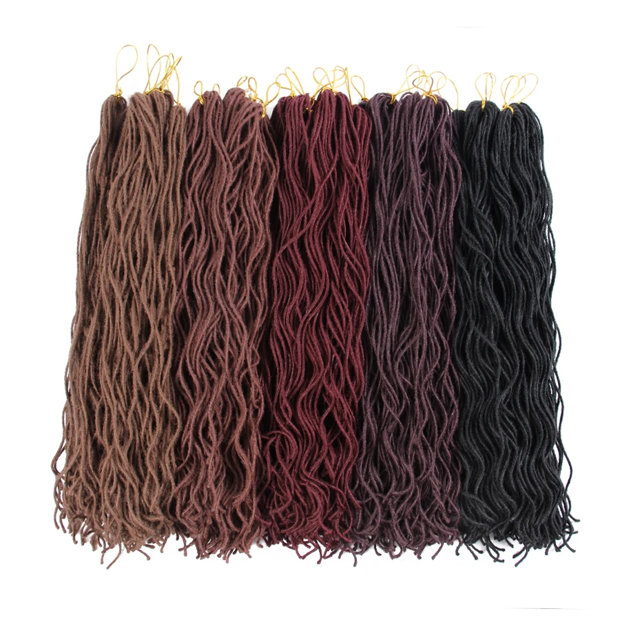 Alileader Mini Faux Locks Crochet Braid Extension Braiding Hair Long