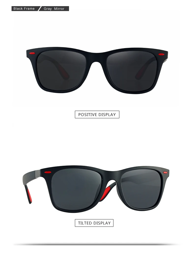 ASUOP 2019 new square polarized men's sunglasses UV400 fashion ladies glasses classic brand designer sports driving sunglasses (3)