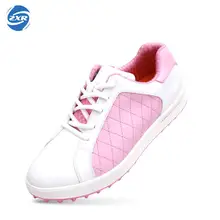 Весна кроссовки для гольфа Для женщин противоскольжения лакированной шип на обувь нескользящие Для женщин Гольф дышащий для занятий спортом на улице Ladies Golf обувь