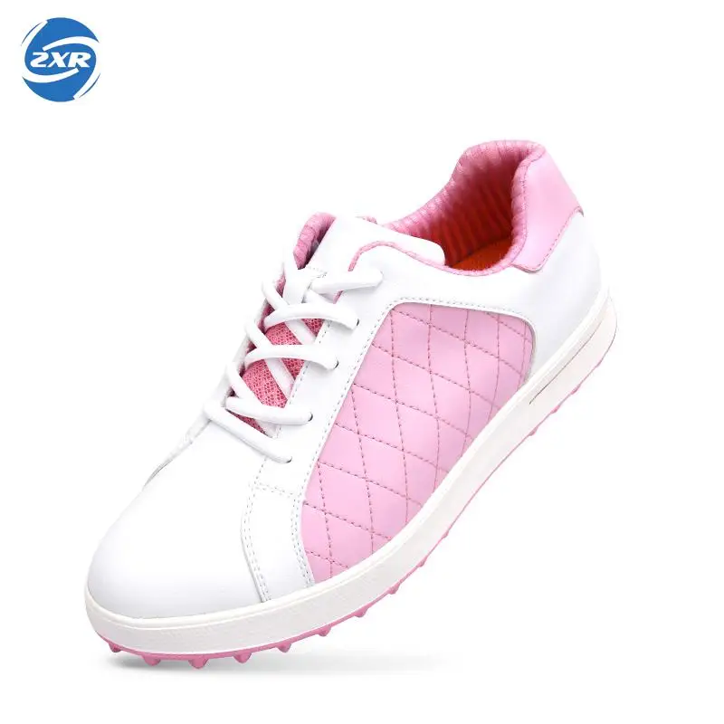 

Spring Golf Sneakers Women's Anti-skid Patent Shoe Spike Non-slip Women Golf Breathable Outdoor Sport Ladies Golf Shoes