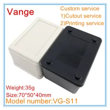 5 шт./лот хорошее качество IP54 ABS DIY Пластиковая распределительная коробка для устройства с вырезами из Китая 70*50*40 мм