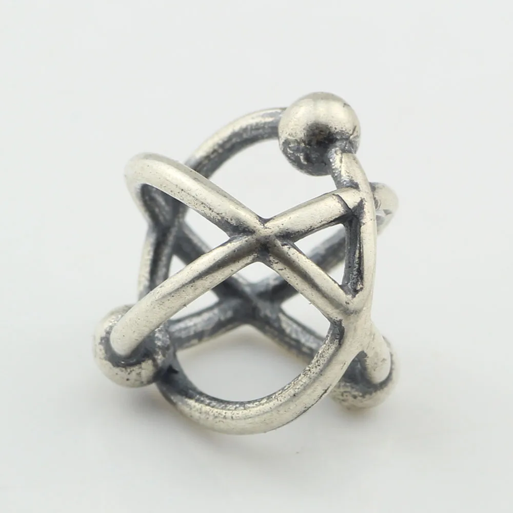 

Diy Jewelry 925 Sterling Silver Atomic weight Beads For Jewelry Making Charm Fits Original OHM Bracelet&Necklace free shipping