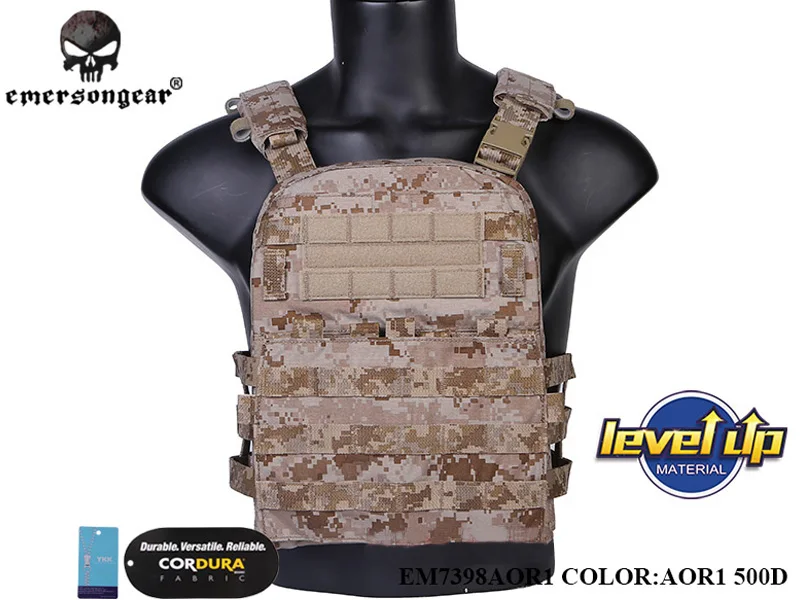 

Emerson CP Style Lightweight AVS VEST Hunting Fabric AVS Vest Adaptive Vest Airsoft Combat Gear AOR1 EM7398AR1 500D Nylon