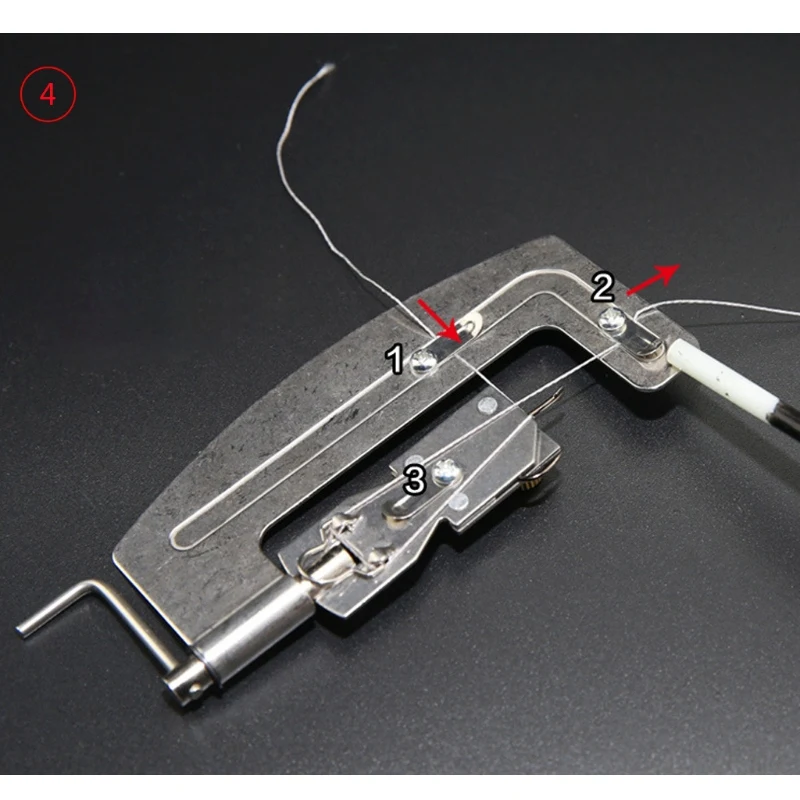 SEWS-1Pc Полу Автоматический рыболовный крючок линия уровня галстук устройство для скрепления инструмент