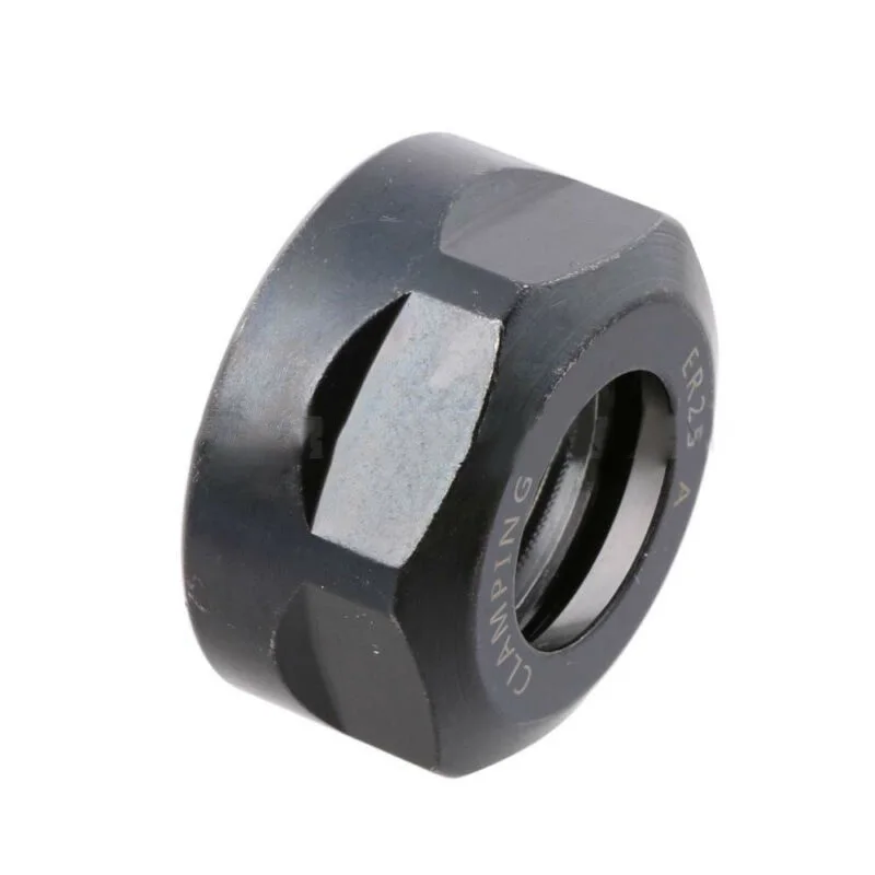 

5*Collet Clamping Nut ER25 A-Type For CNC Milling Collet Chuck D42mm Tool Parts Accessories